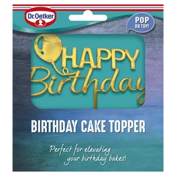 Dr. Oetker Birthday Cake Topper
