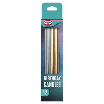 Dr. Oetker Metallic Birthday Candles