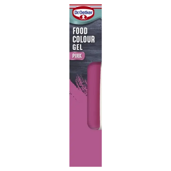 Dr. Oetker Extra Strong Pink Gel Food Colour