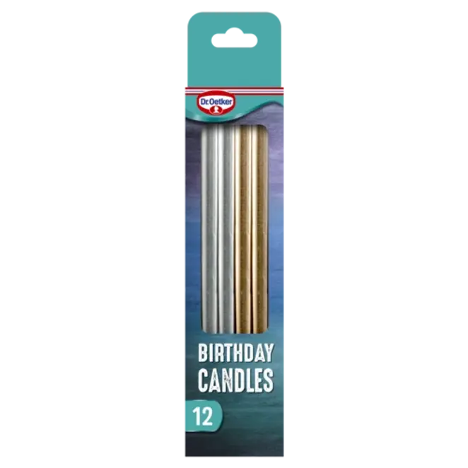 Dr. Oetker Metallic Birthday Candles