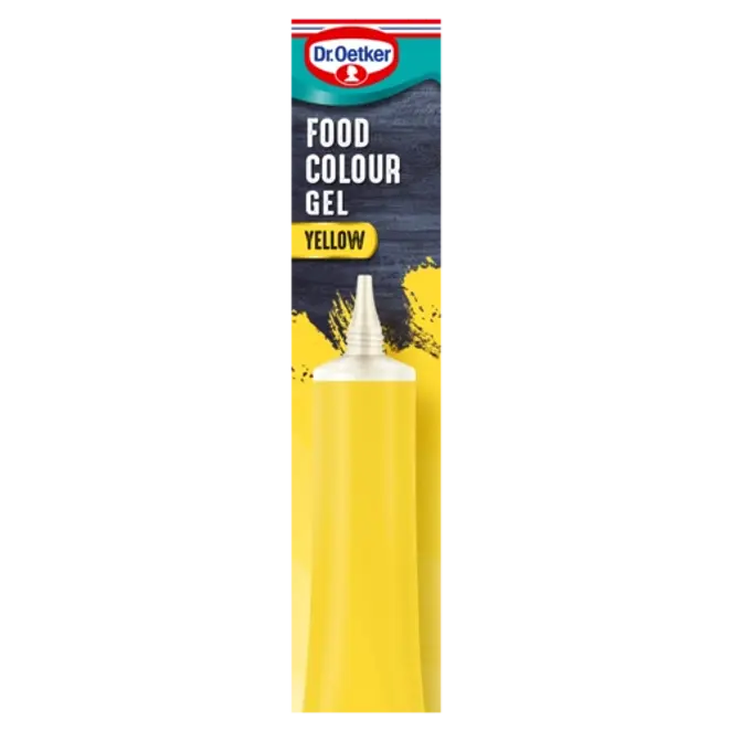Dr. Oetker Dr Oetker Colour Gel YELLOW 6 x 15g