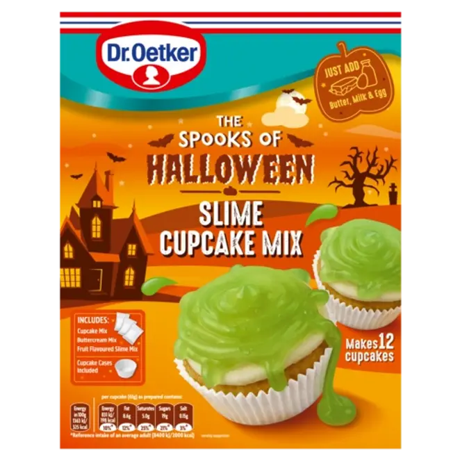 Dr. Oetker Dr. Oetker Halloween Slime Cupcake Mix