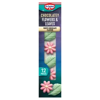 Dr. Oetker Chocolatey Flowers and Leaves