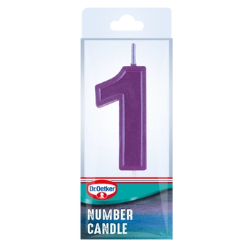 Dr. Oetker Glitter Number Candles