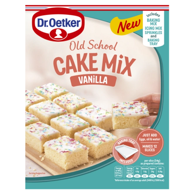 Dr. Oetker Vanilla Old School Traybake Mix