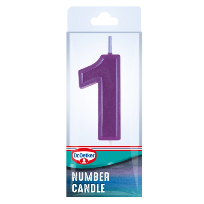 Dr. Oetker Glitter Number Candles