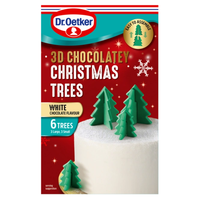 Dr. Oetker 3D Chocolatey Christmas Tree Decorations