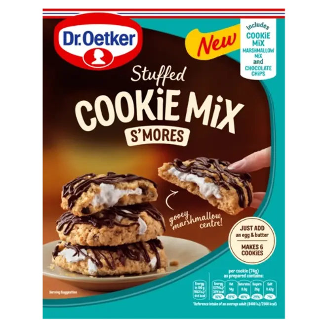 Dr. Oetker Smores Stuffed Cookie Mix