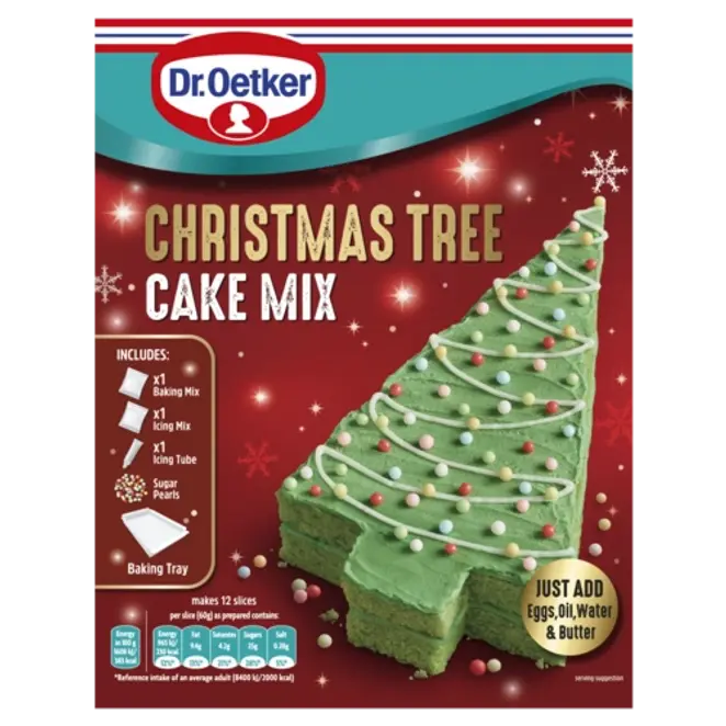 Dr. Oetker Dr. Oetker Christmas Tree Cake Mix
