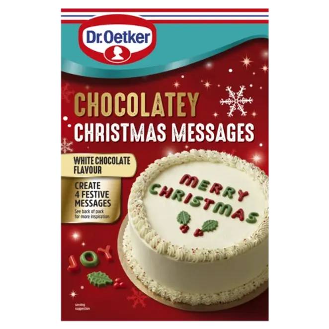 Dr. Oetker Dr. Oetker Chocolatey Christmas Messages