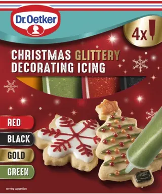 Dr. Oetker Christmas Glittery Decorating Icing