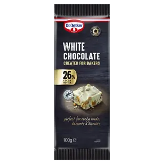 Dr. Oetker 26% White Chocolate (x 2 bars)