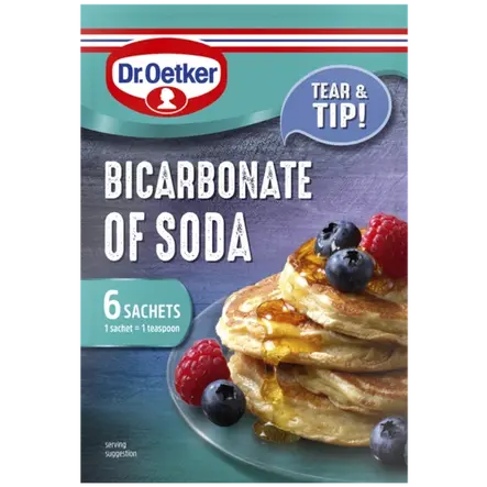 Dr. Oetker Bicarbonate of Soda Sachets (2 sachets / or2 tsps from Dr.Oetker Bicarbonate Soda Tub)