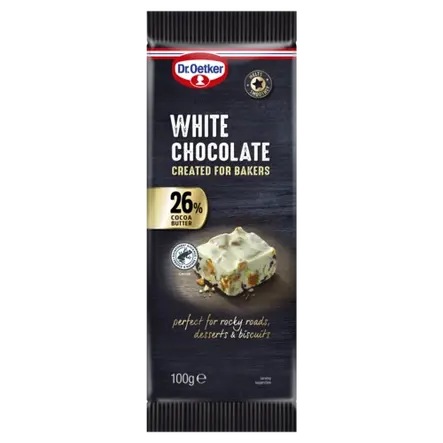 Dr. Oetker 26% White Chocolate (x 2 bars)