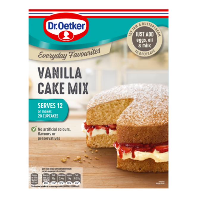 Dr. Oetker Vanilla Sponge Everyday Mixes