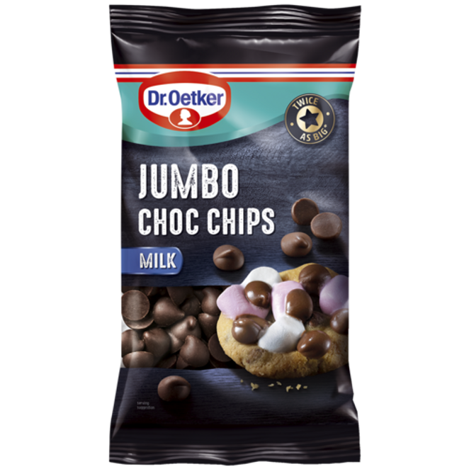 Dr. Oetker Jumbo Chips Milk Chocolate
