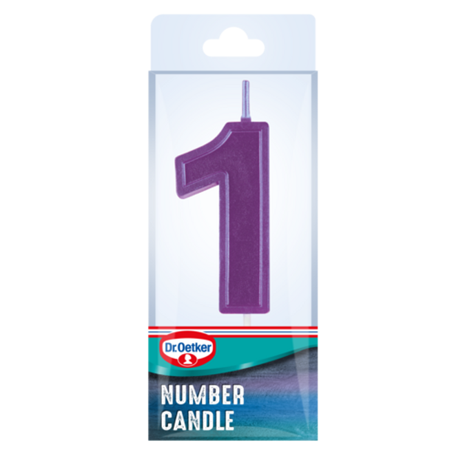 Dr. Oetker Glitter Number Candles