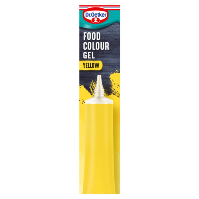 Dr. Oetker Dr Oetker Colour Gel YELLOW 6 x 15g