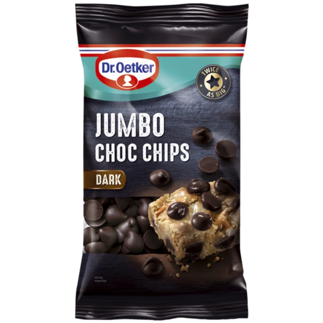 Dr. Oetker Jumbo Chips Dark Chocolate
