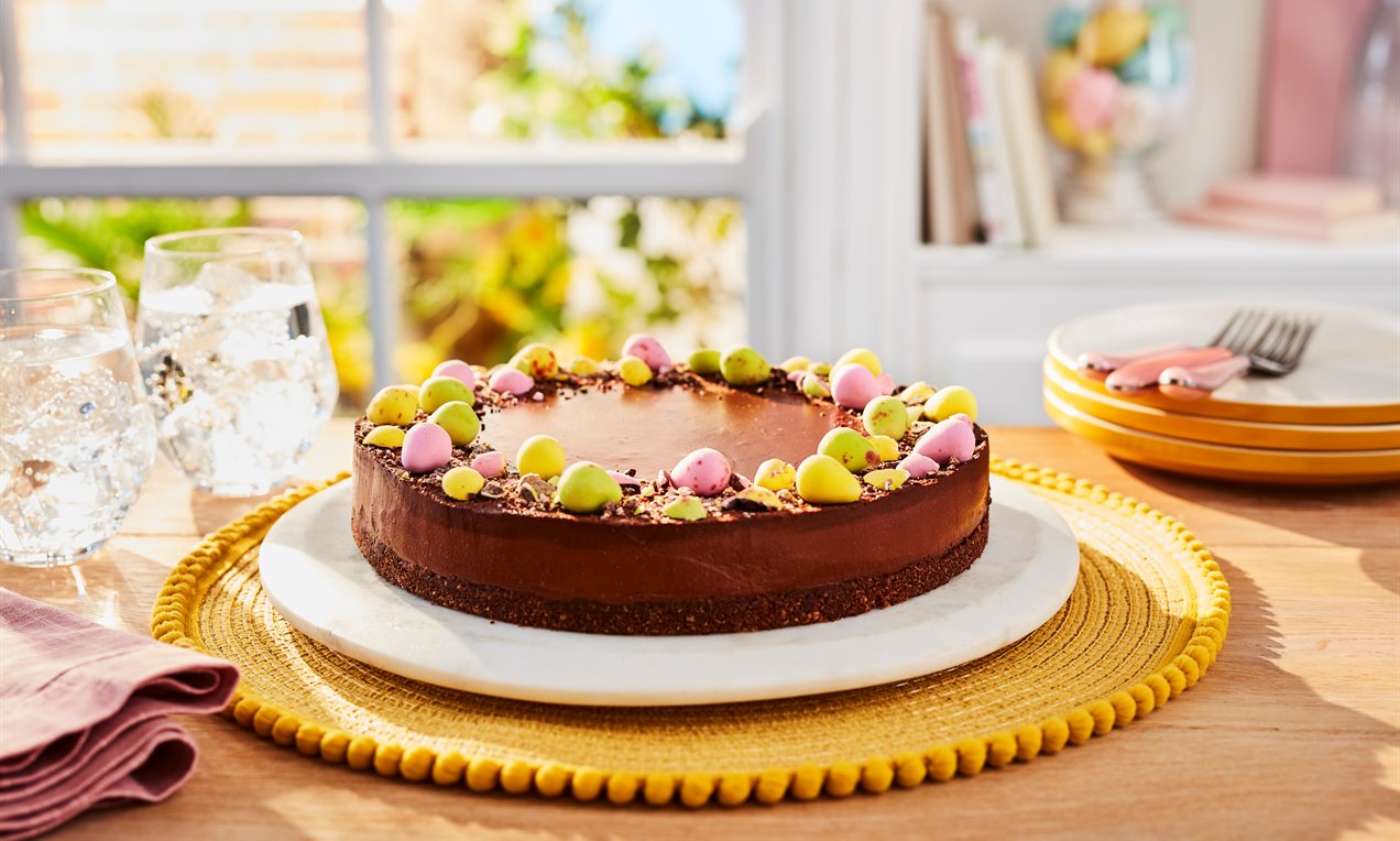 Vegan Easter Chocolate Cheesecake Recipe | Dr. Oetker
