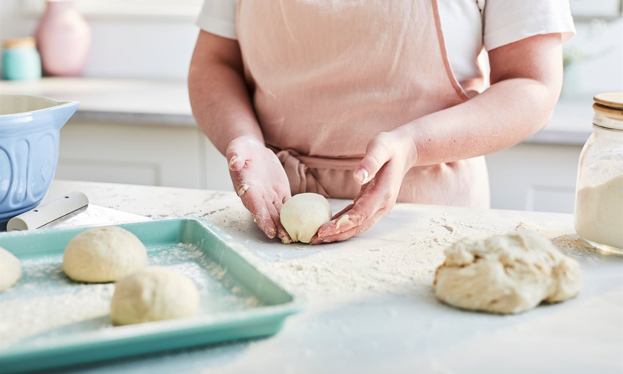 shaping dough