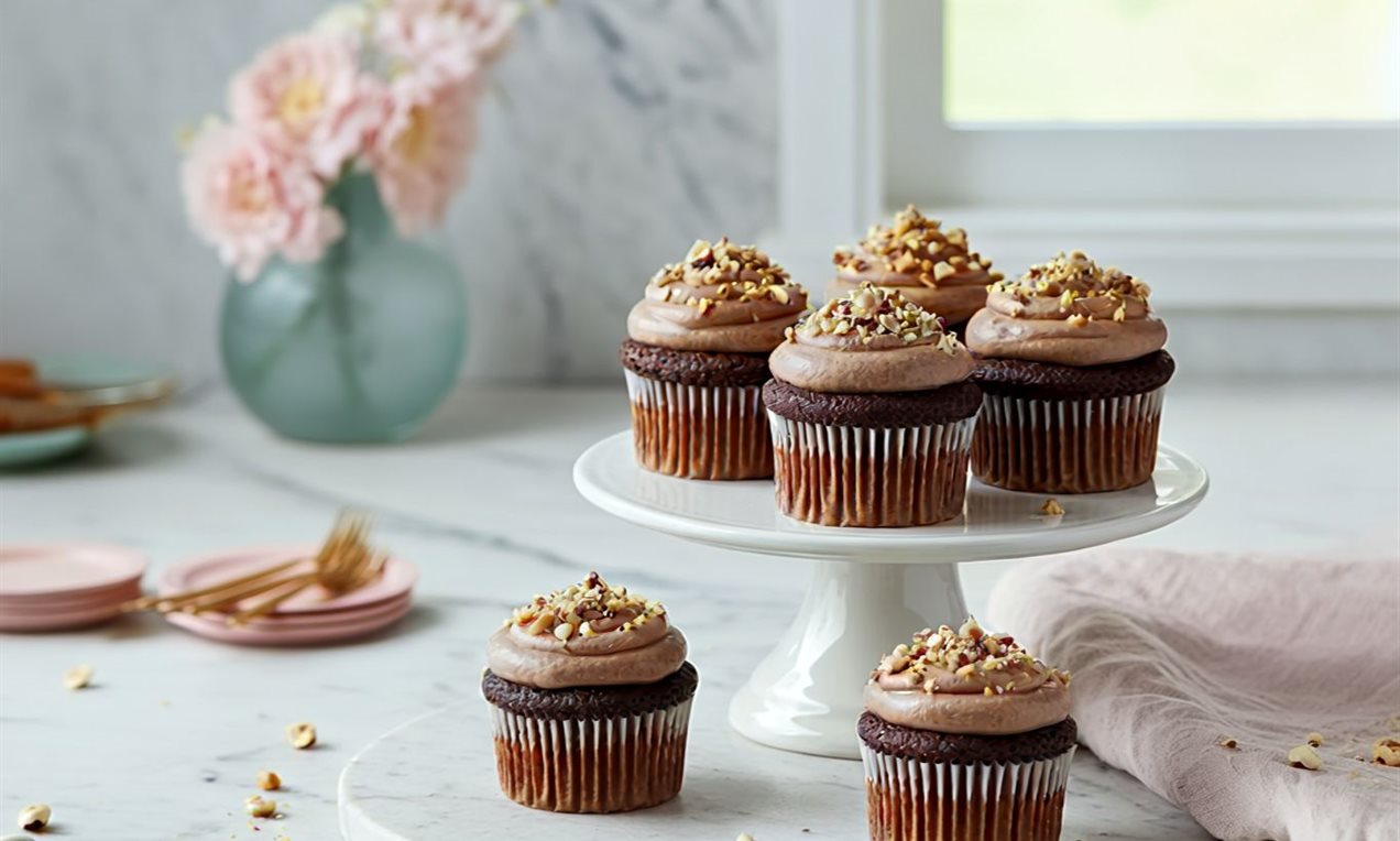 Vegan Double Chocolate Cupcakes Recipe | Dr. Oetker