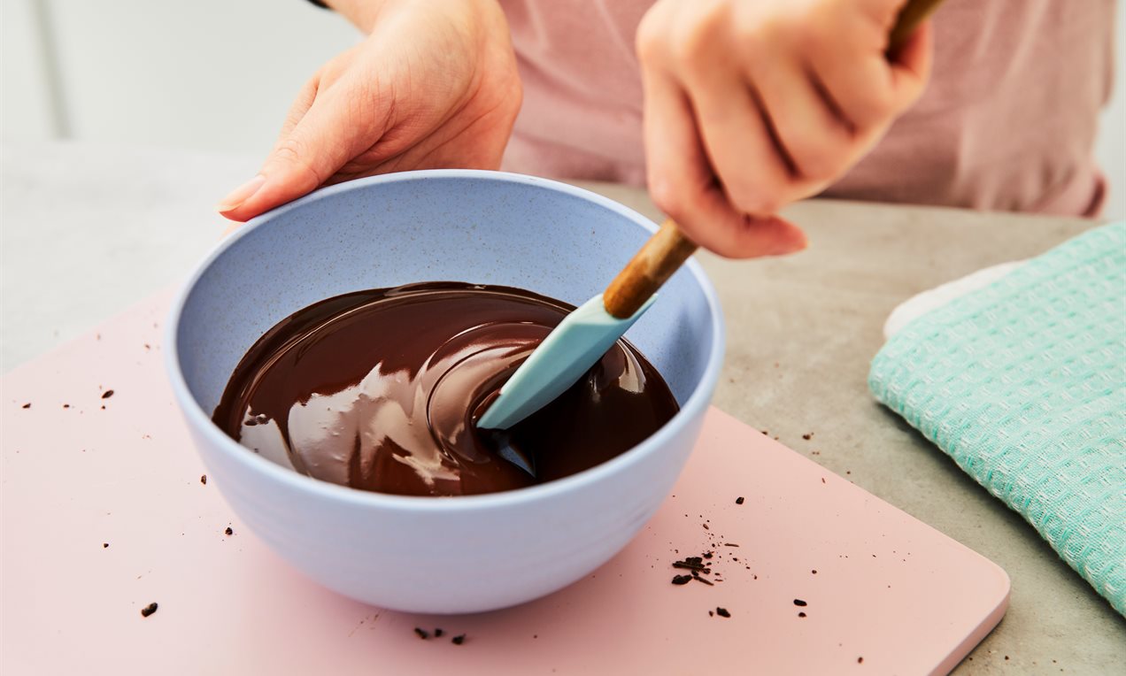Stirring Melted Chocolate